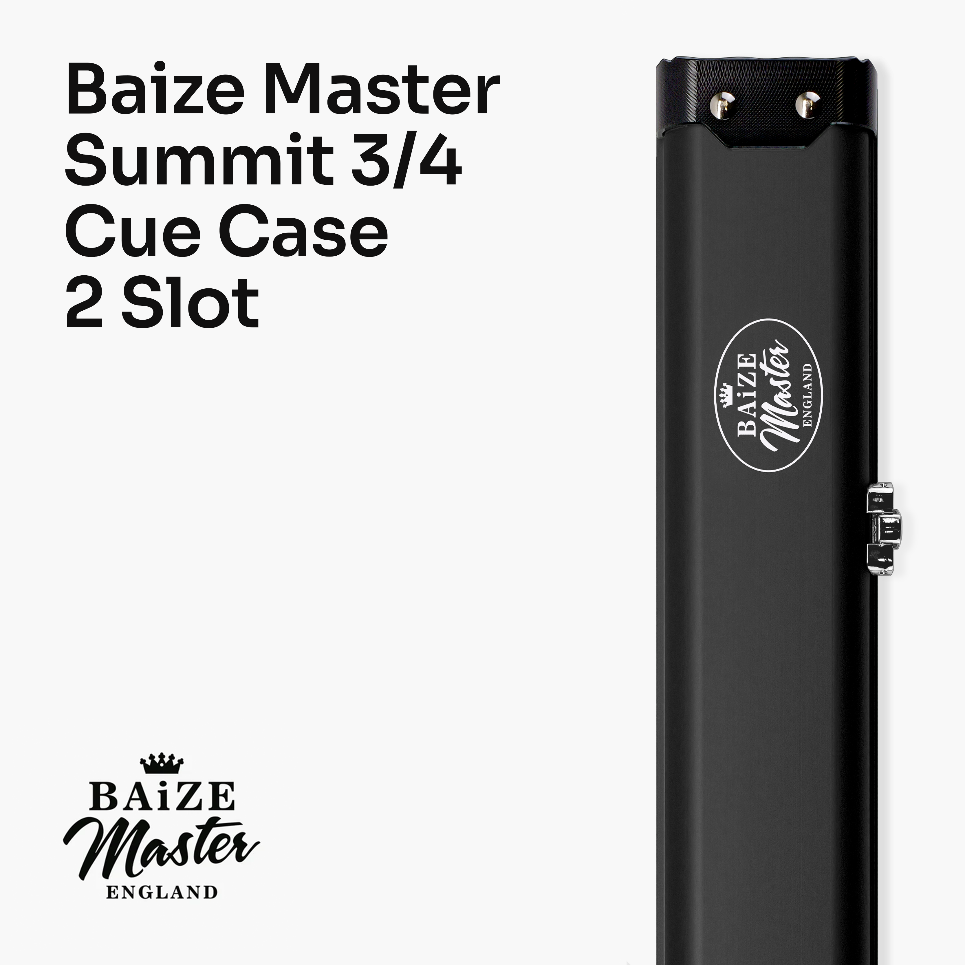 Baize Master Summit 2-slot 3/4 cue case Cue + Case