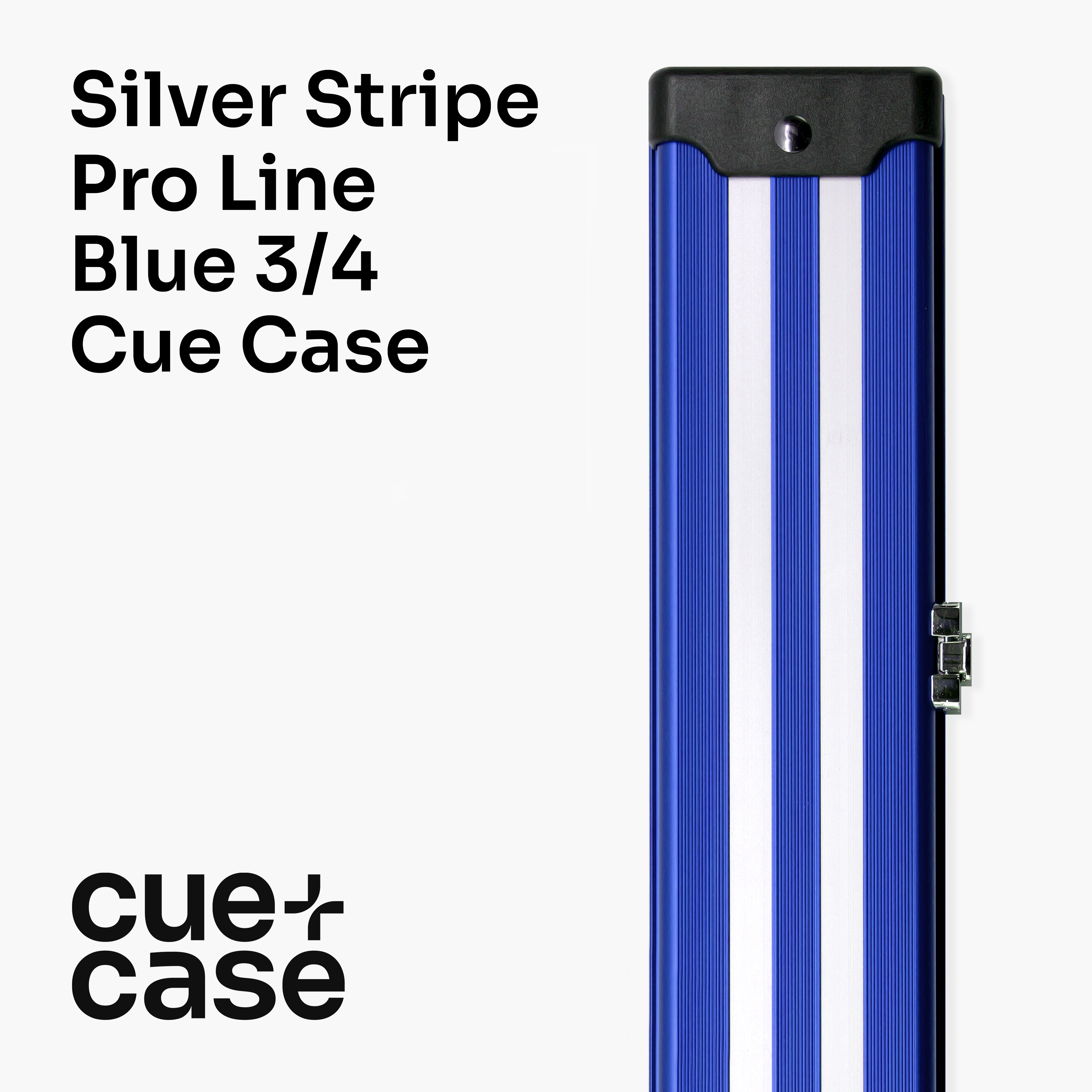 Silver Stripe Pro aluminium 3/4 cue case
