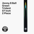 Jonny 8 Ball Trident 57-inch 2-piece cue Cue + Case