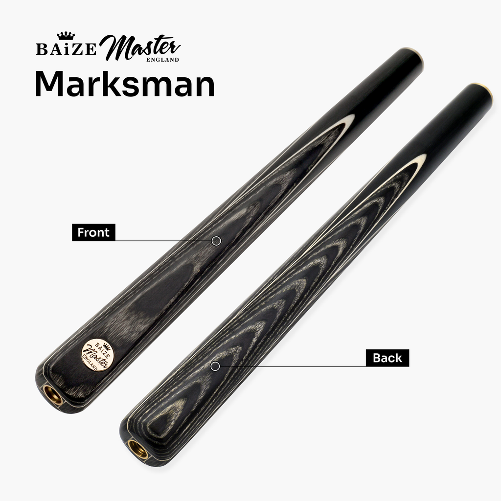 Baize Master Grey Marksman 3/4 pool cue Cue + Case