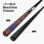 Baize Master Blackline Classic pool cue and case set Cue + Case