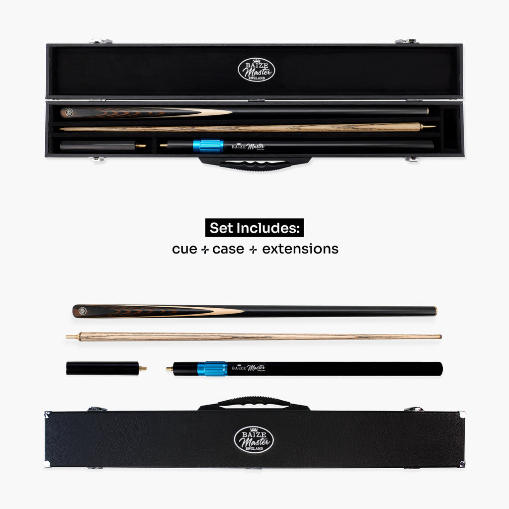 Baize Master Blackline Classic snooker cue and case set Cue + Case