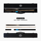 Baize Master Blackline Classic snooker cue and case set Cue + Case