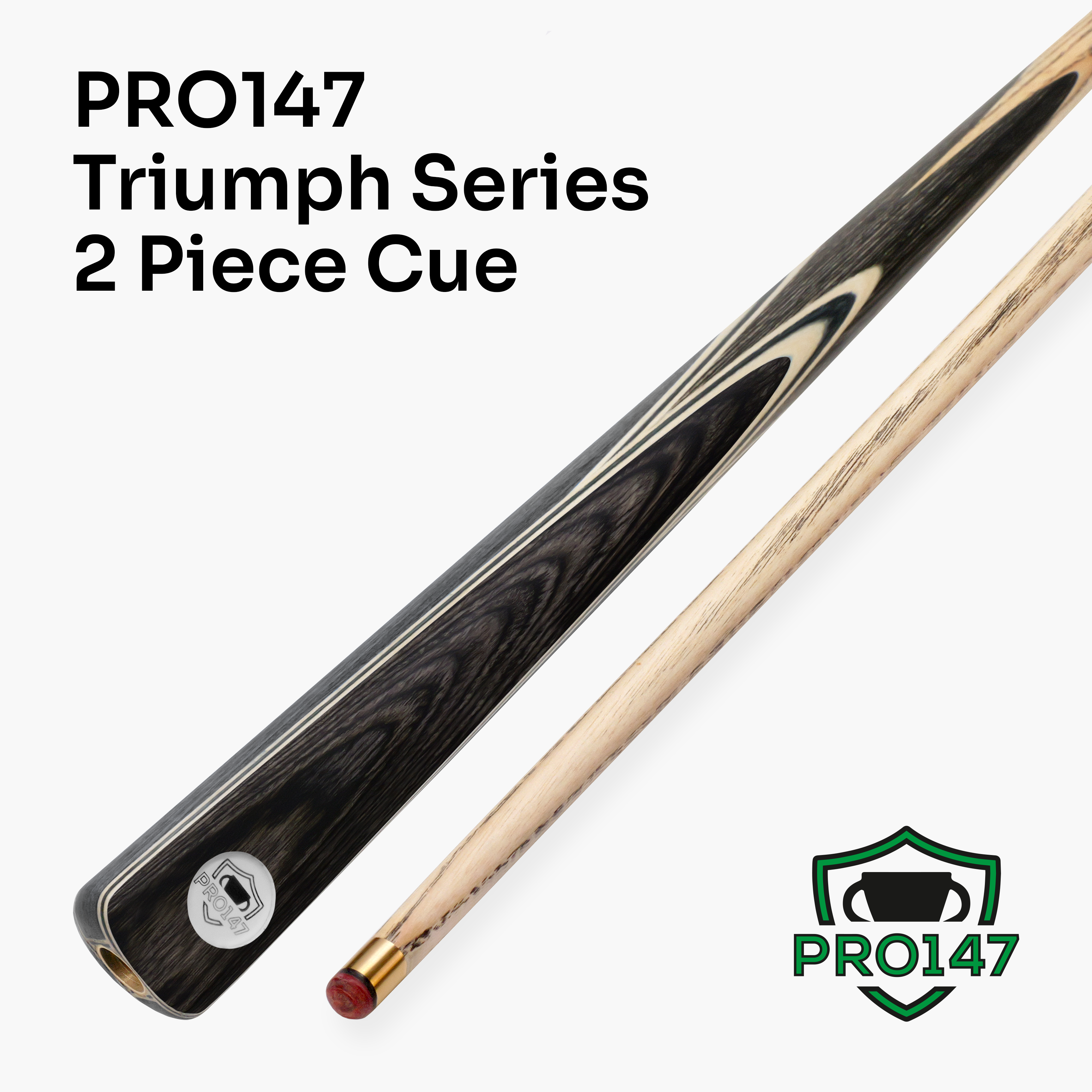 PRO147 Triumph 2-piece cue and case set