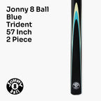 Jonny 8 Ball Trident 57-inch 2-piece cue Cue + Case