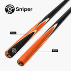 Jonny 8 Ball Sniper 57-inch 2-piece pool cue Cue + Case