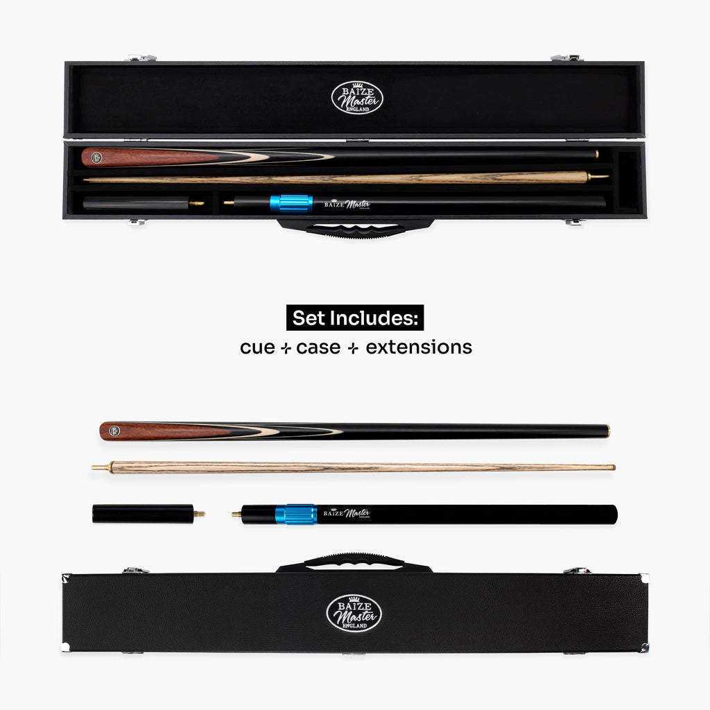 Baize Master Blackline Elite cue and case set Cue + Case