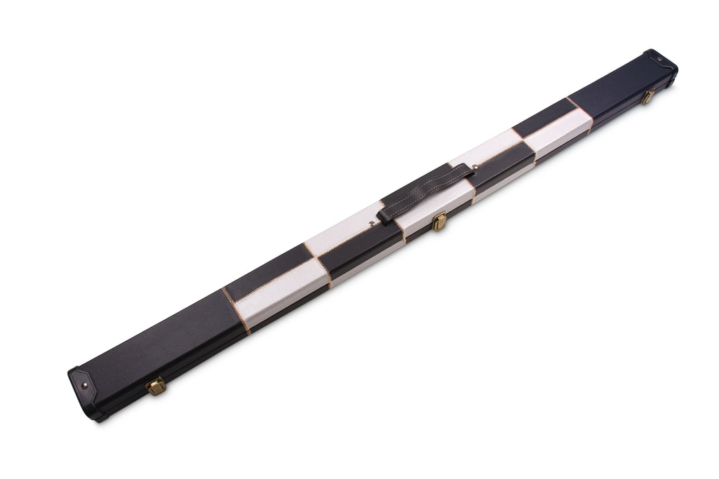 Deluxe chequered 3/4 cue case Cue + Case
