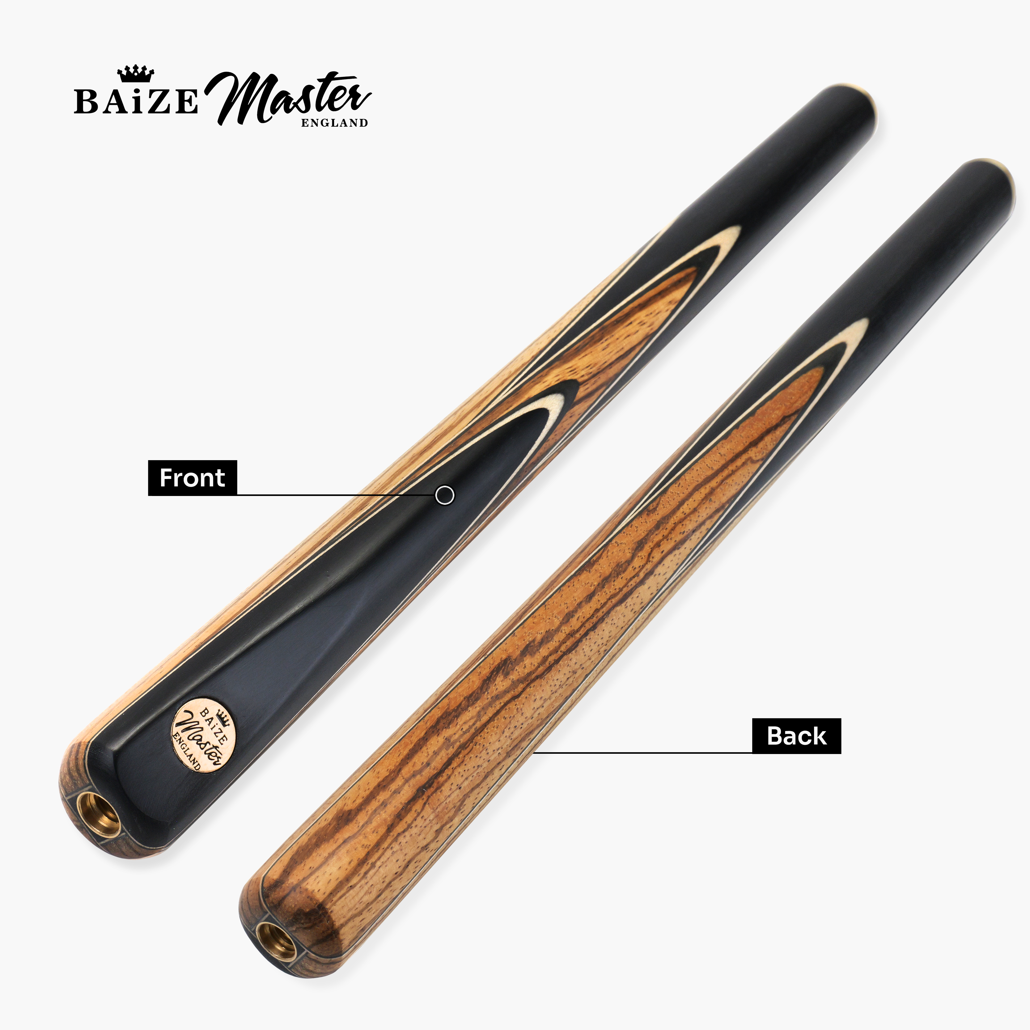 Baize Master Earthen Marksman cue and case set Cue + Case