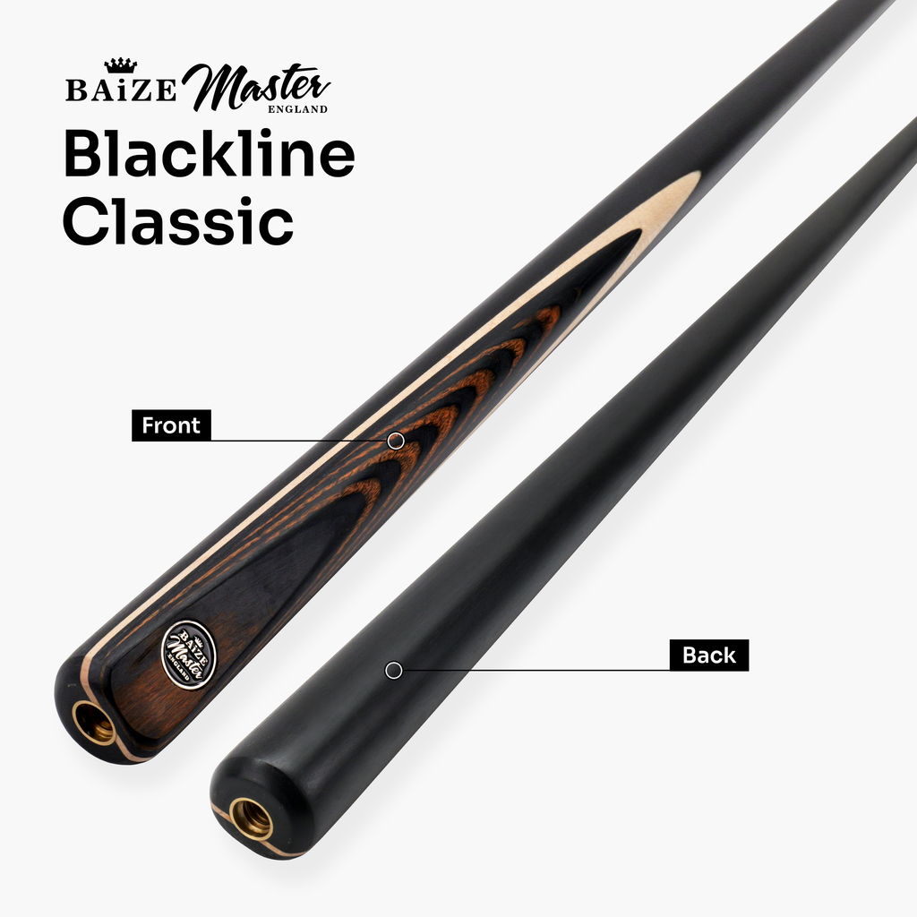 Baize Master Blackline Classic 2-piece snooker cue Cue + Case