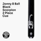 Jonny 8 Ball Scorpion 57-inch cue and hard case Cue + Case