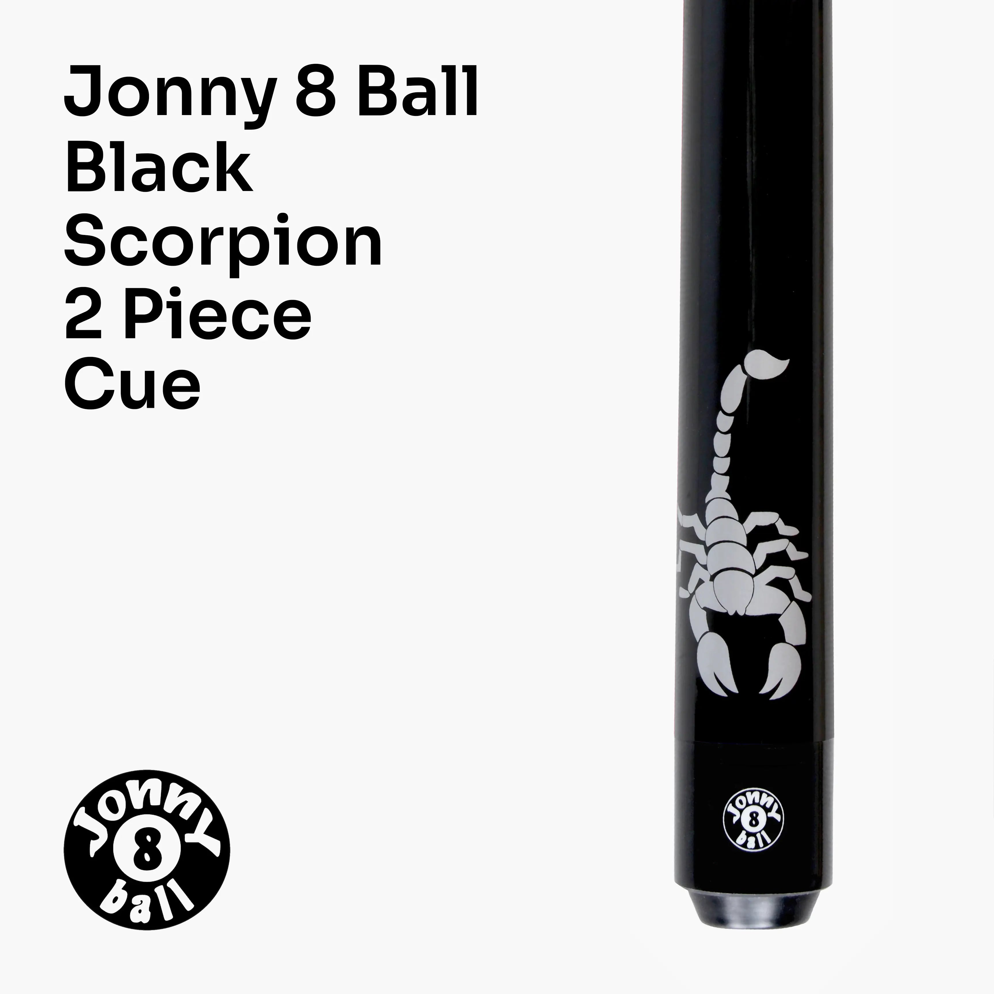 Jonny 8 Ball Scorpion 57-inch cue and hard case Cue + Case