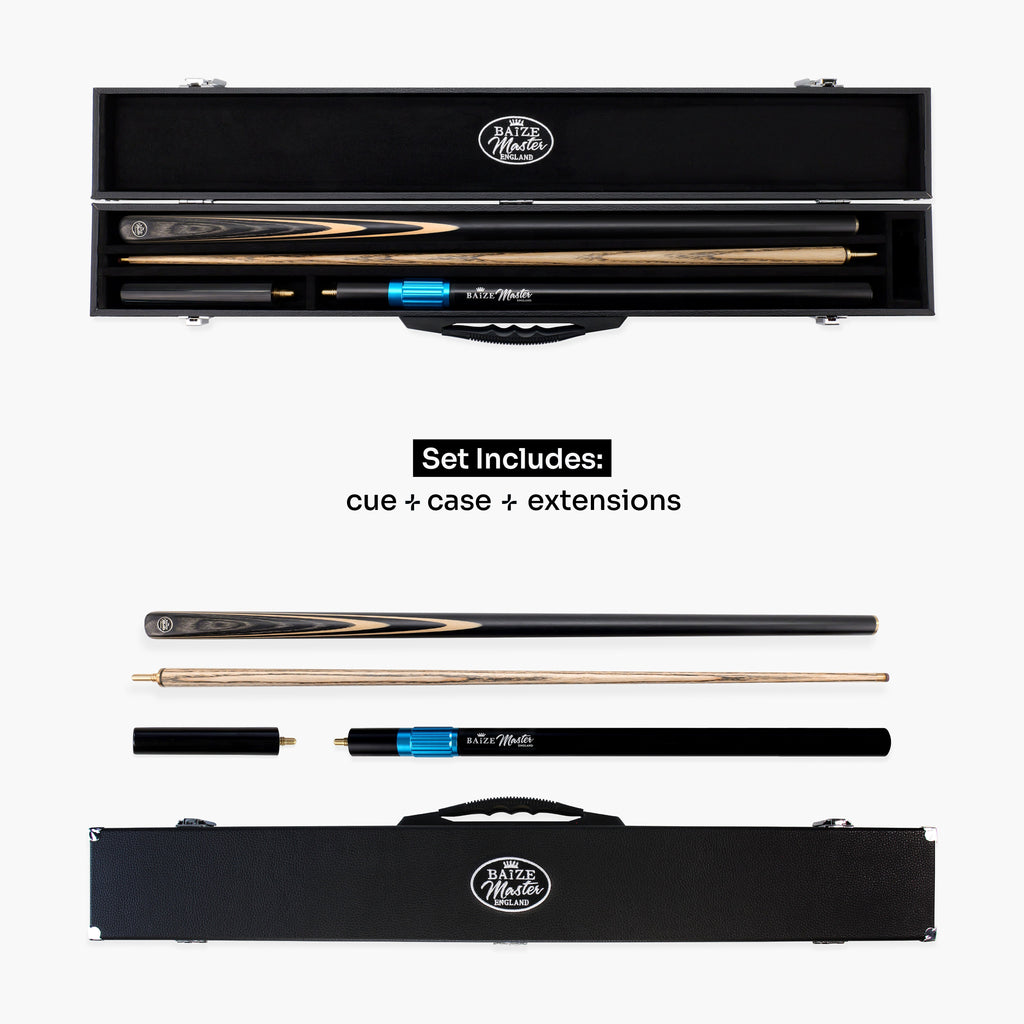 Baize Master Blackline Classic snooker cue and case set Cue + Case