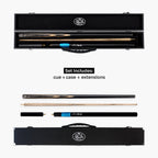 Baize Master Blackline Classic snooker cue and case set Cue + Case
