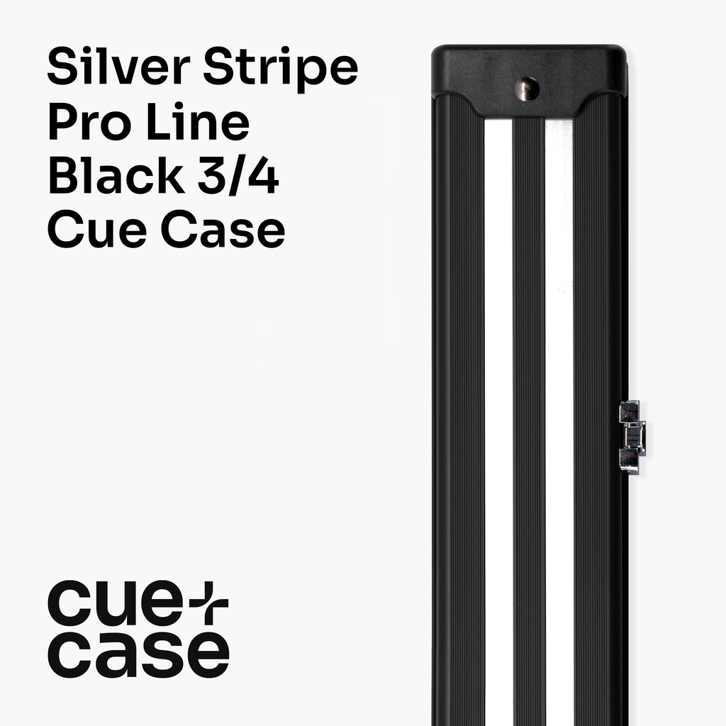 Silver Stripe Pro aluminium 3/4 cue case