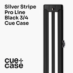 Silver Stripe Pro aluminium 3/4 cue case