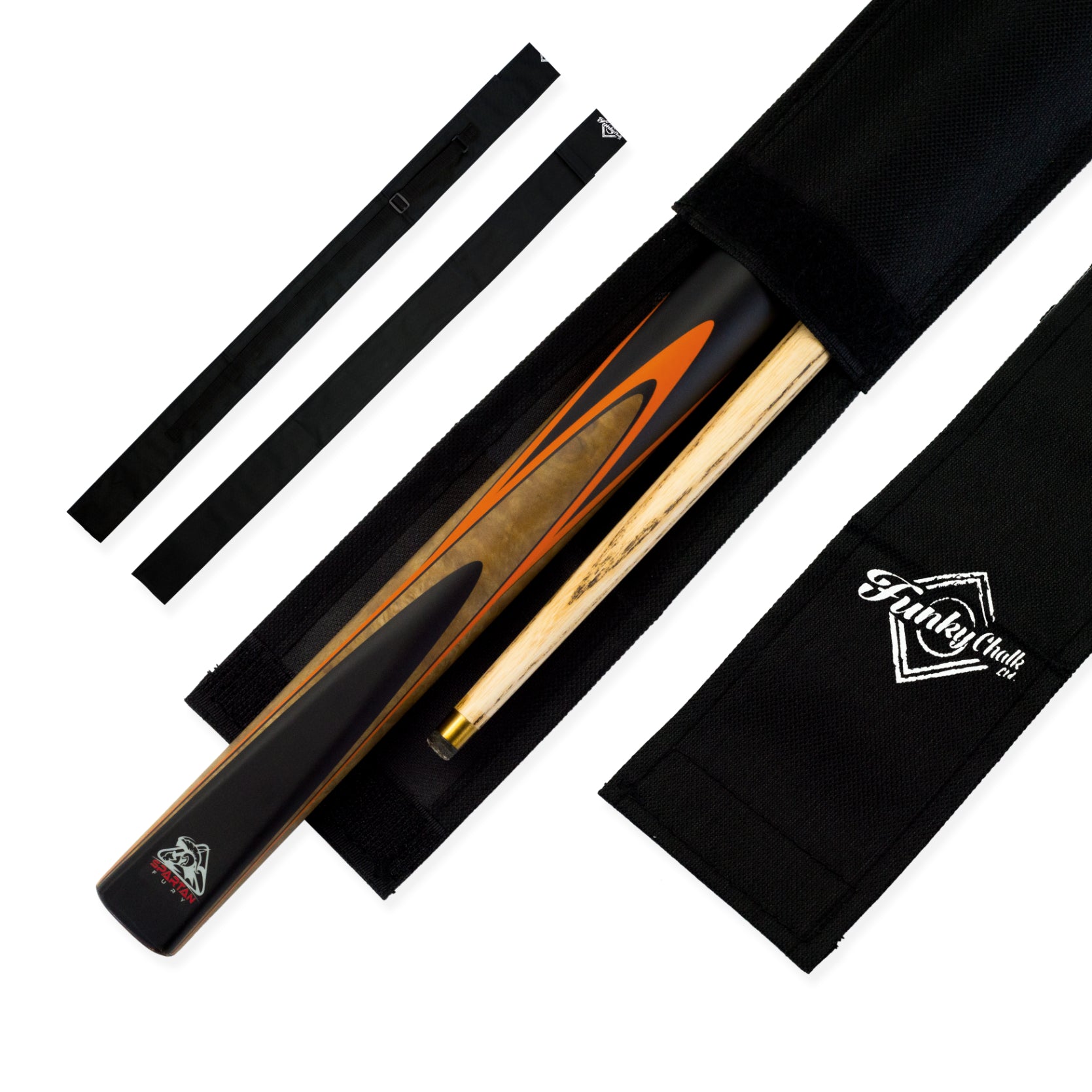 Spartan Fury Vanquish 3/4 cue and soft case set Cue + Case