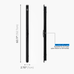 Baize Master Prestige 1-piece metal cue case - 2 cues Cue + Case