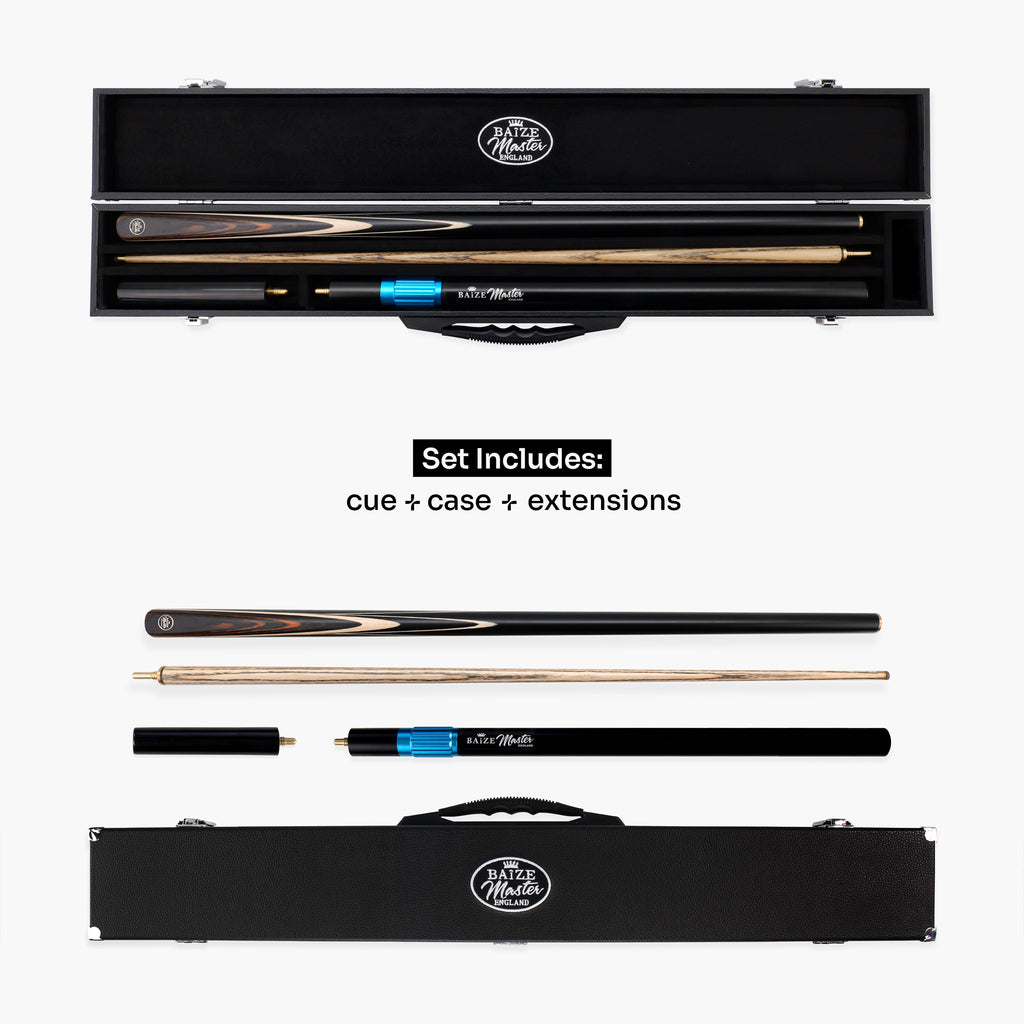 Baize Master Blackline Elite cue and case set Cue + Case
