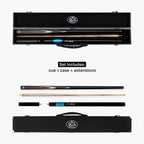 Baize Master Blackline Elite cue and case set Cue + Case