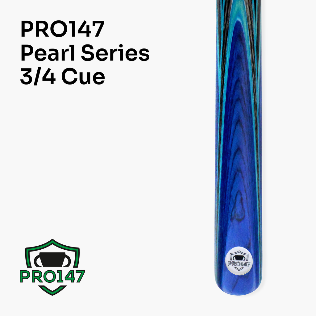 PRO147 Pearl Series Green Burl 57-inch 3/4 cue and case set