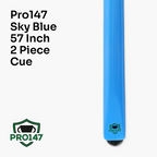 PRO147 Sky Blue Butt 2-piece cue