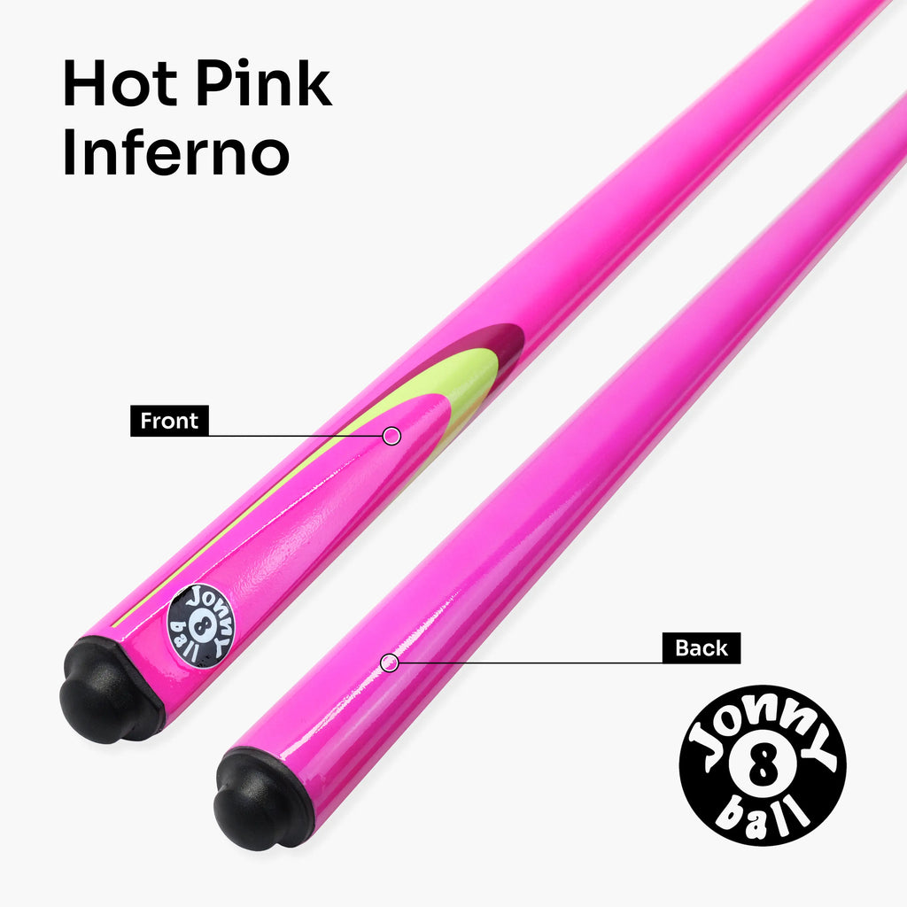 Jonny 8 Ball Inferno 2-piece graphite cue Cue + Case