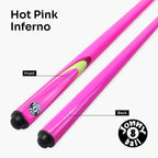 Jonny 8 Ball Inferno 2-piece graphite cue Cue + Case