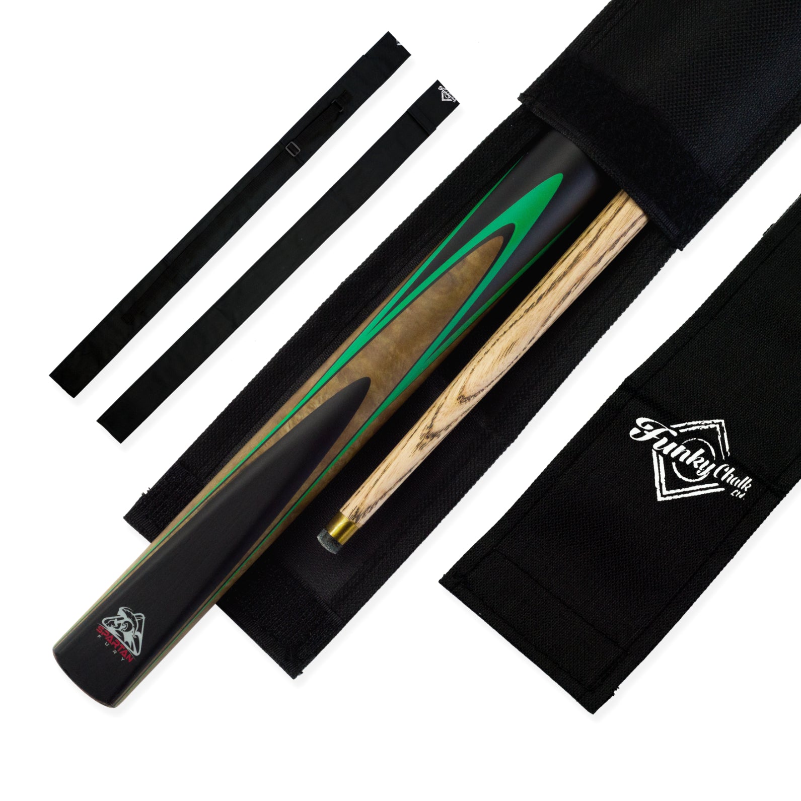 Spartan Fury Vanquish 3/4 cue and soft case set Cue + Case