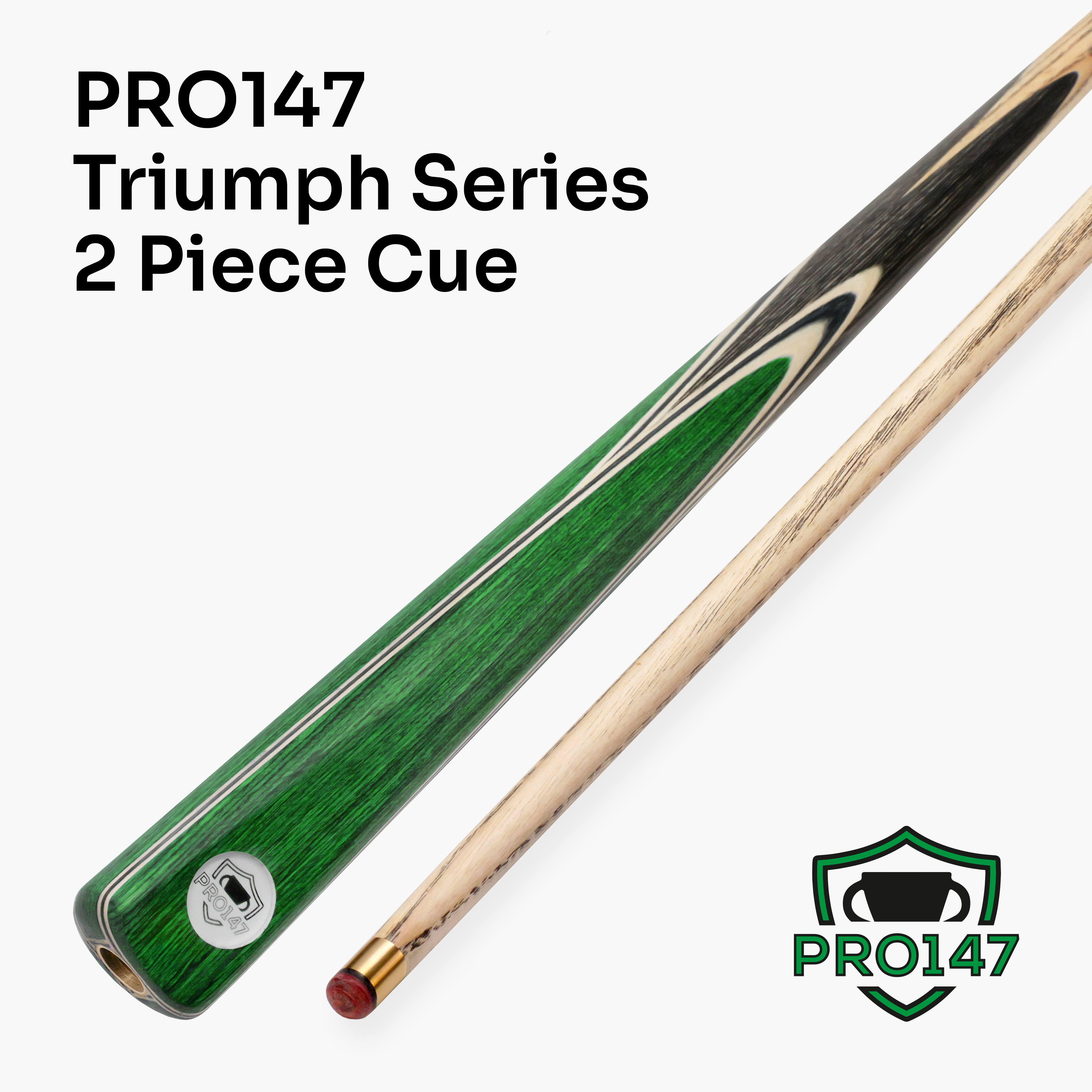 PRO147 Triumph 2-piece cue and case set
