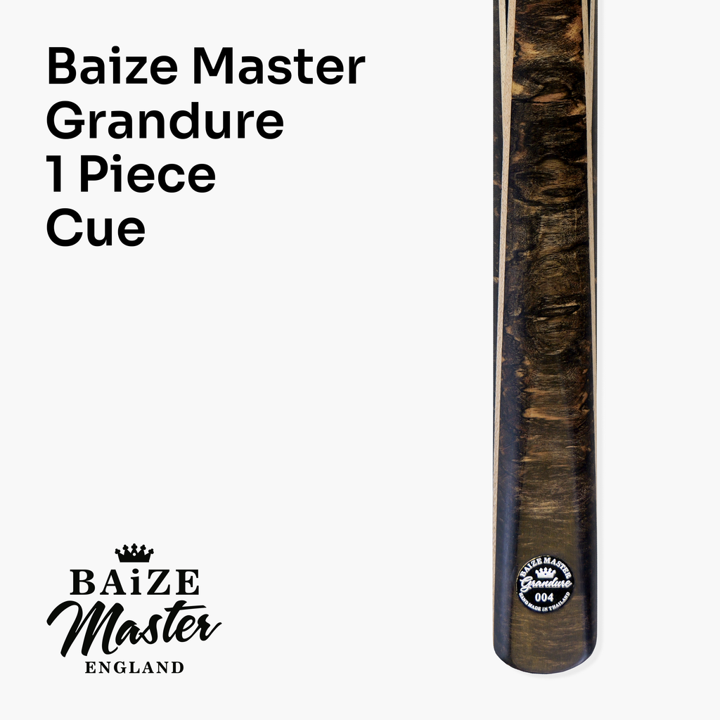 Baize Master Grandure #004 one-piece pool cue - 8mm tip Cue + Case