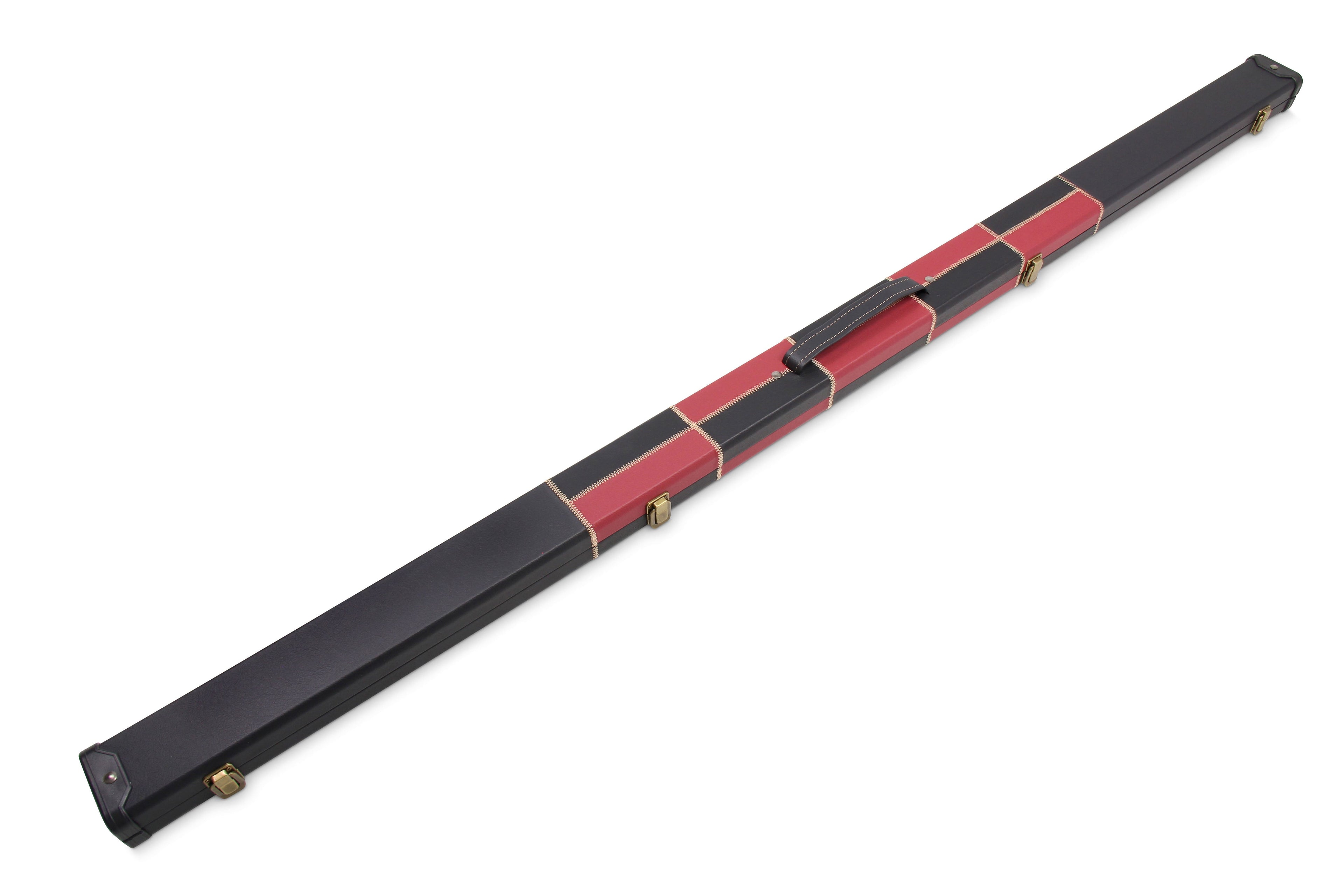 Deluxe chequered 1-piece cue case - 2 cues Cue + Case