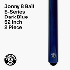 Jonny 8 Ball Metallic E-Series 2-piece cue Cue + Case