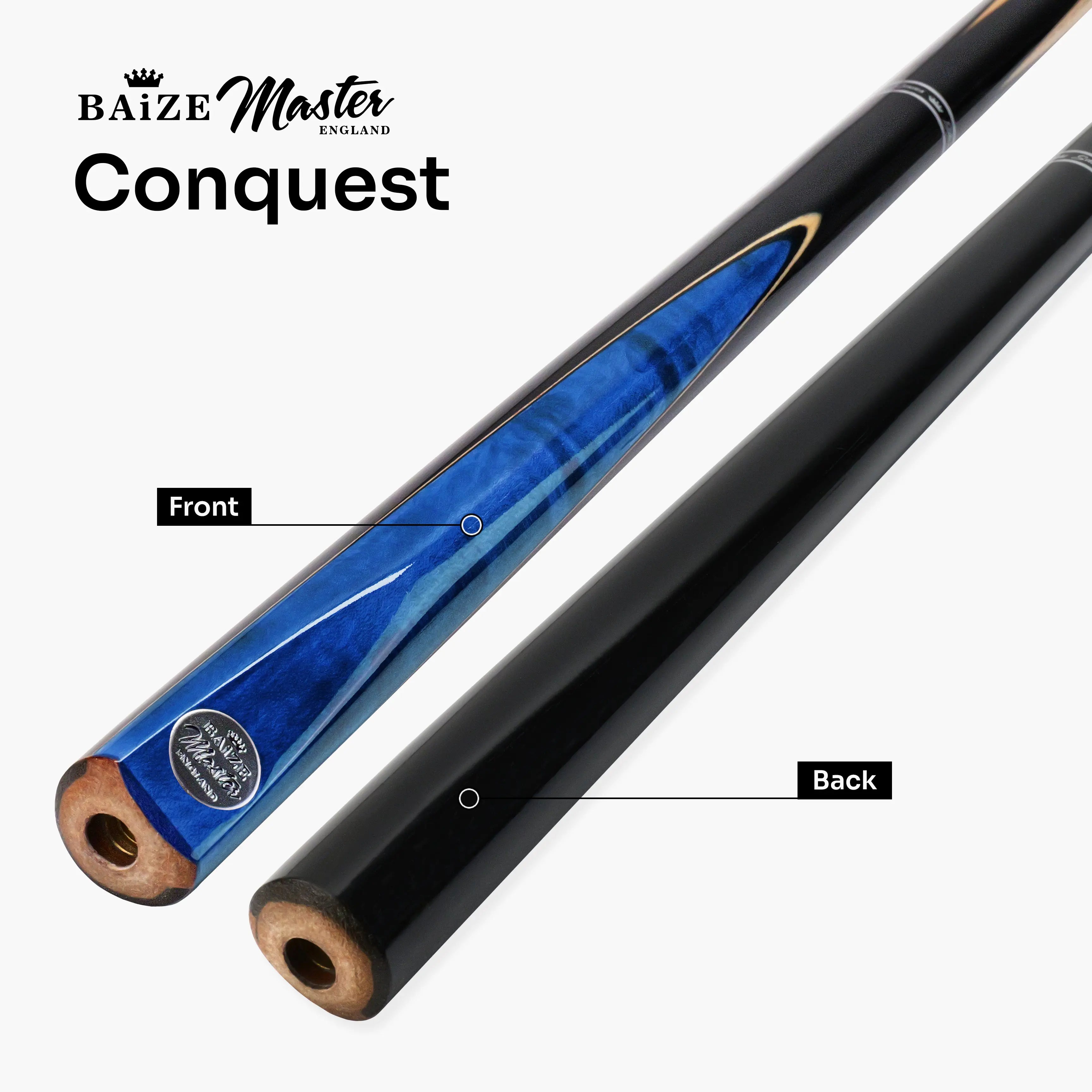 Baize Master Conquest 52-inch junior 2-piece cue Cue + Case