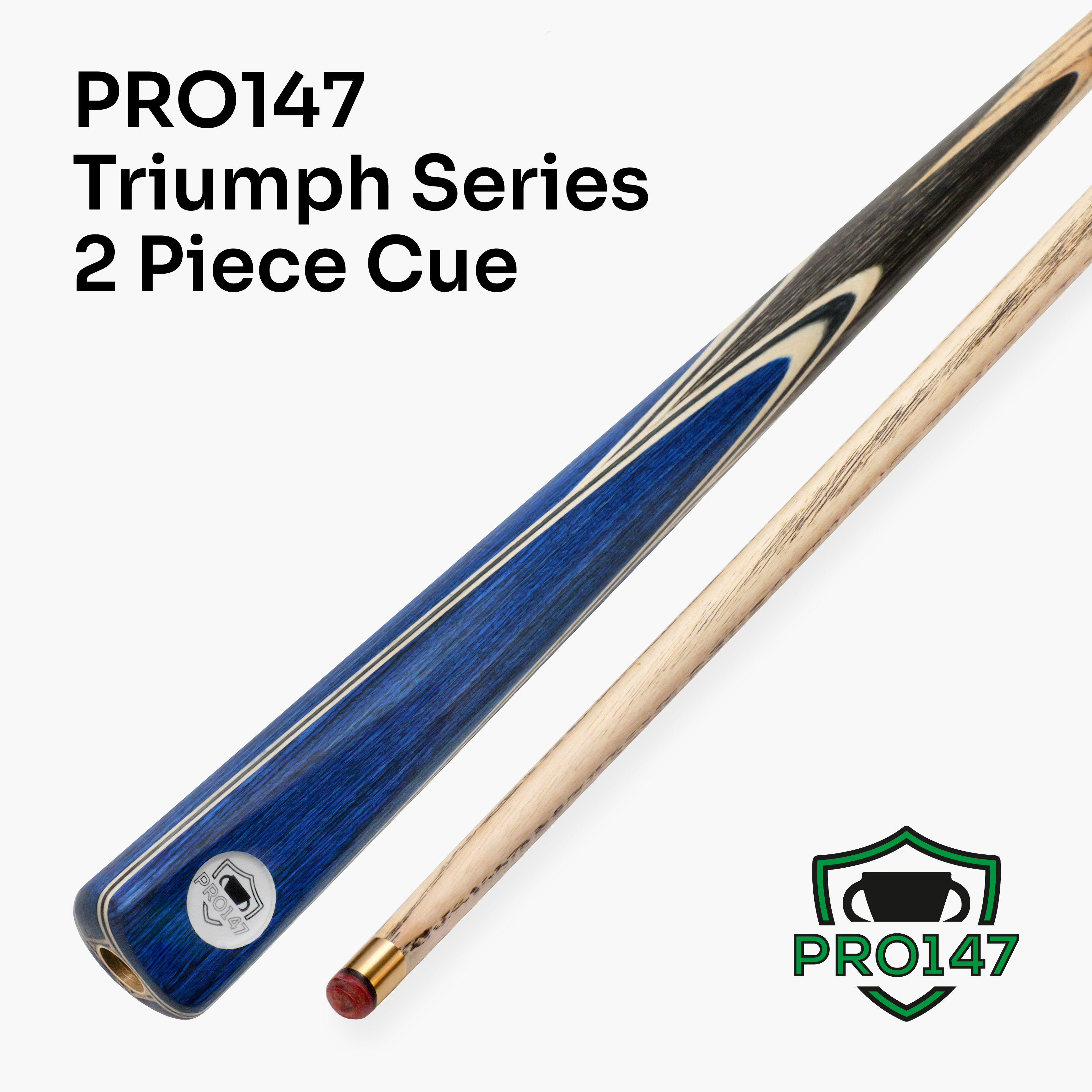 PRO147 Triumph 2-piece cue and case set