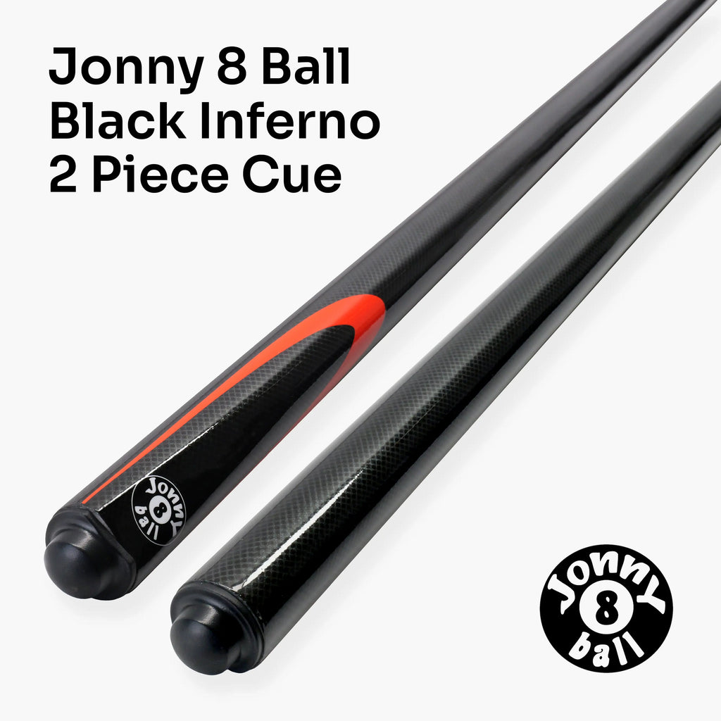 Jonny 8 Ball Inferno 2-piece graphite cue Cue + Case