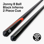 Jonny 8 Ball Inferno 2-piece graphite cue Cue + Case