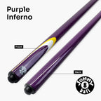 Jonny 8 Ball Inferno 2-piece graphite cue Cue + Case