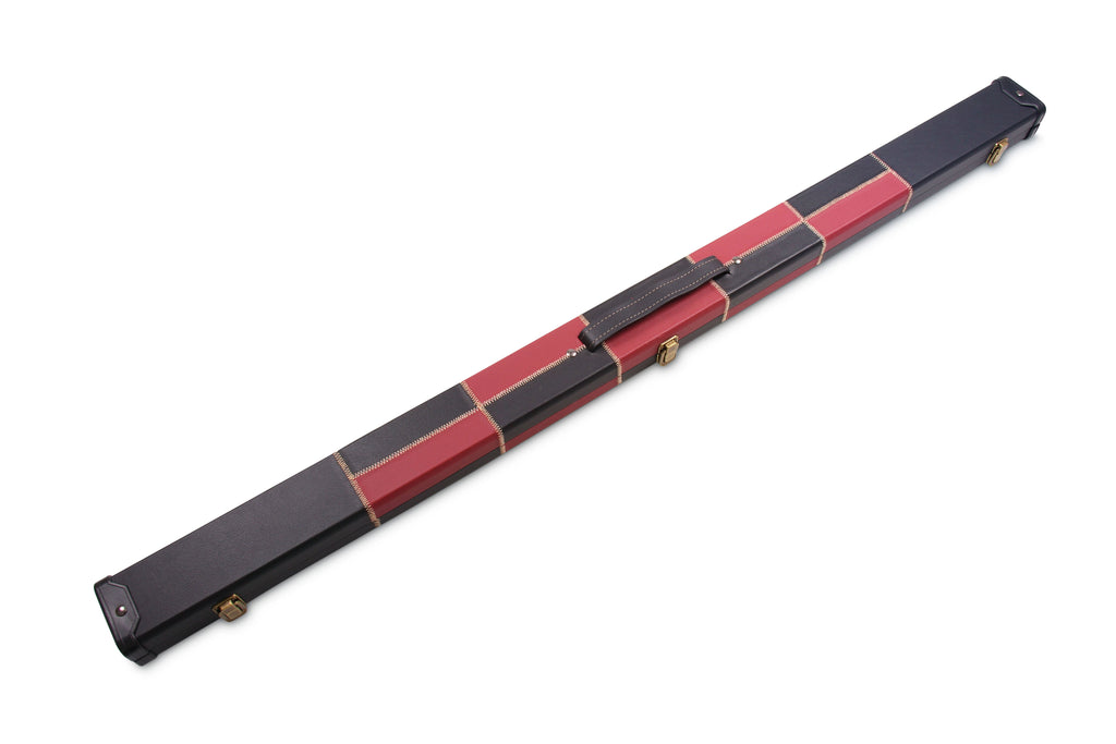 Deluxe chequered 3/4 cue case Cue + Case
