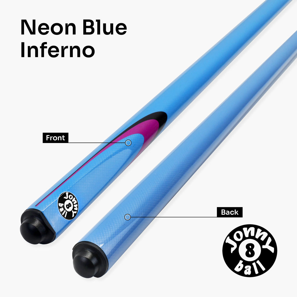 Jonny 8 Ball Inferno 2-piece graphite cue Cue + Case