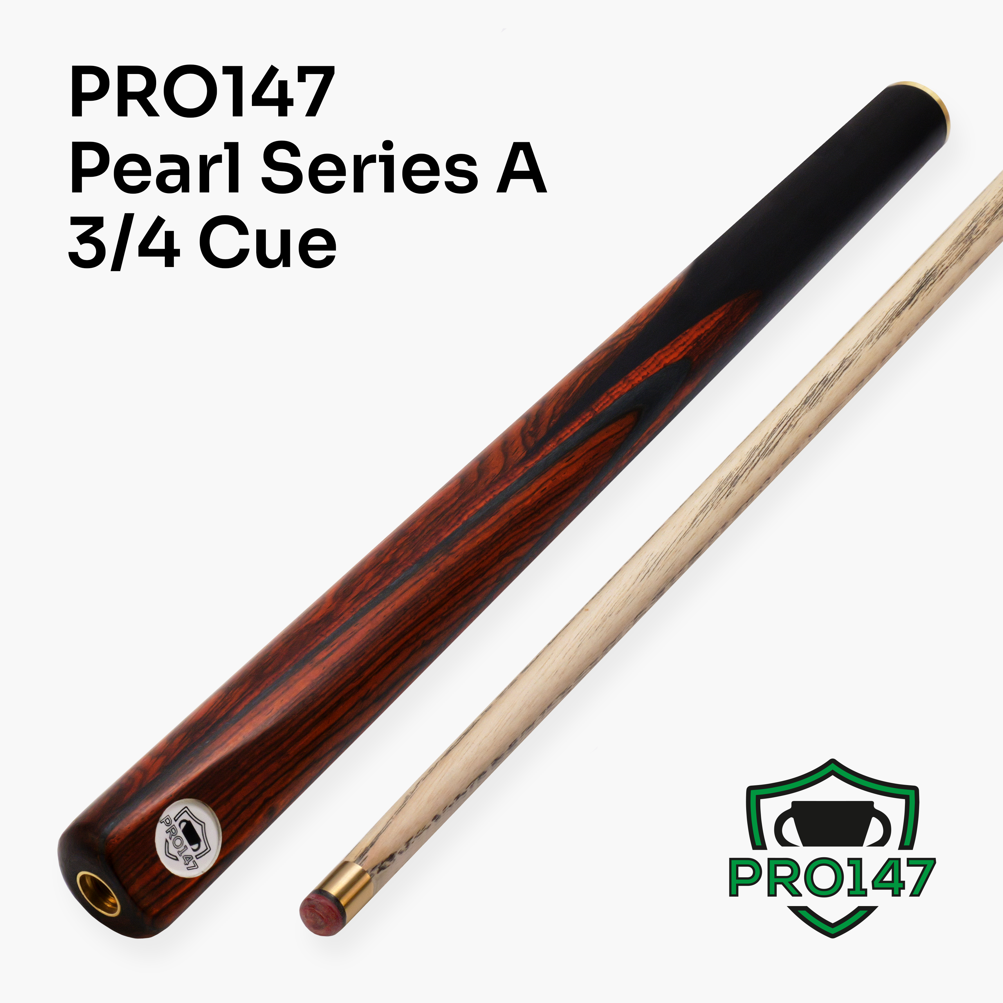 PRO147 Pearl Series Fire 57-inch 3/4 cue