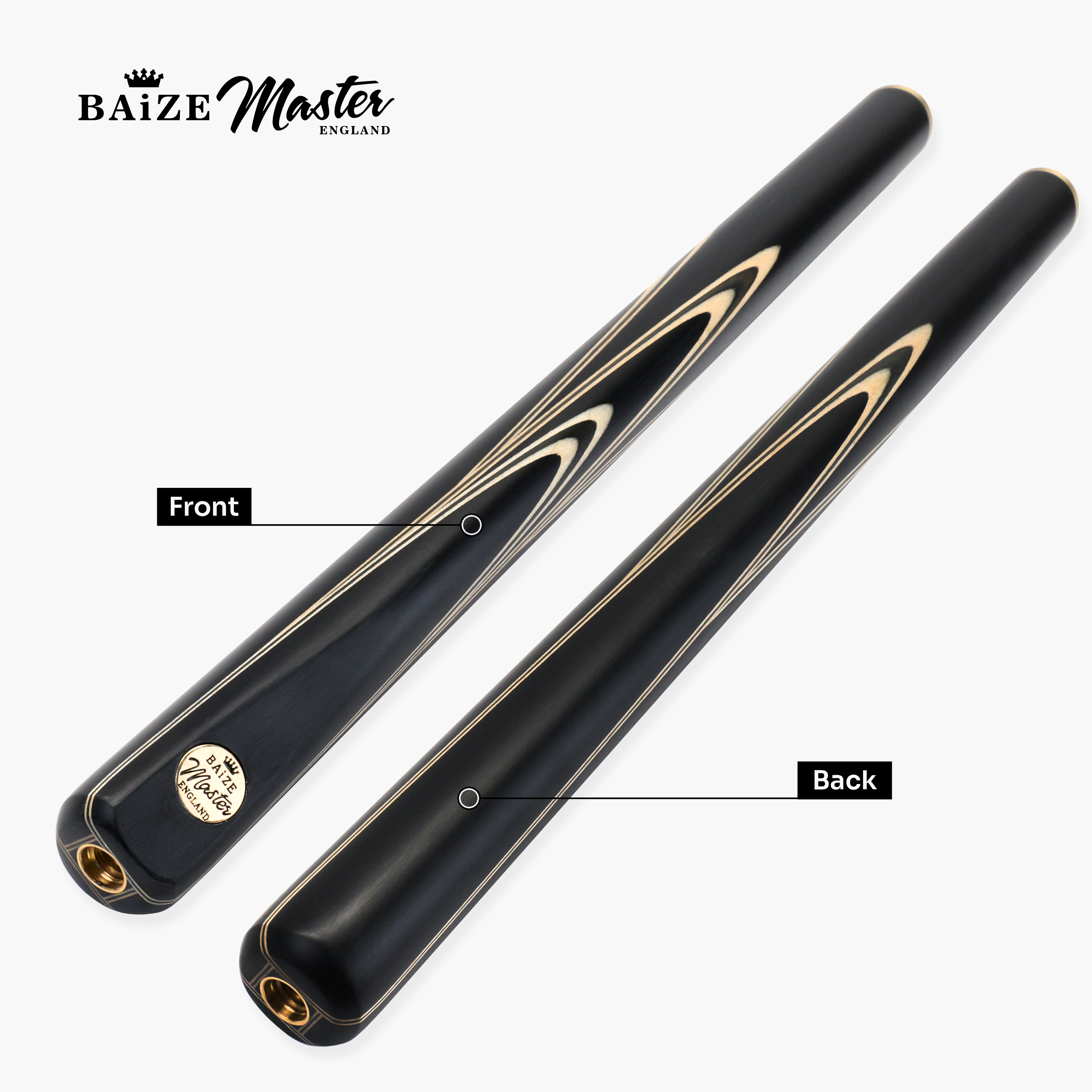 Baize Master Midnight Marksman 3/4 cue and case set Cue + Case