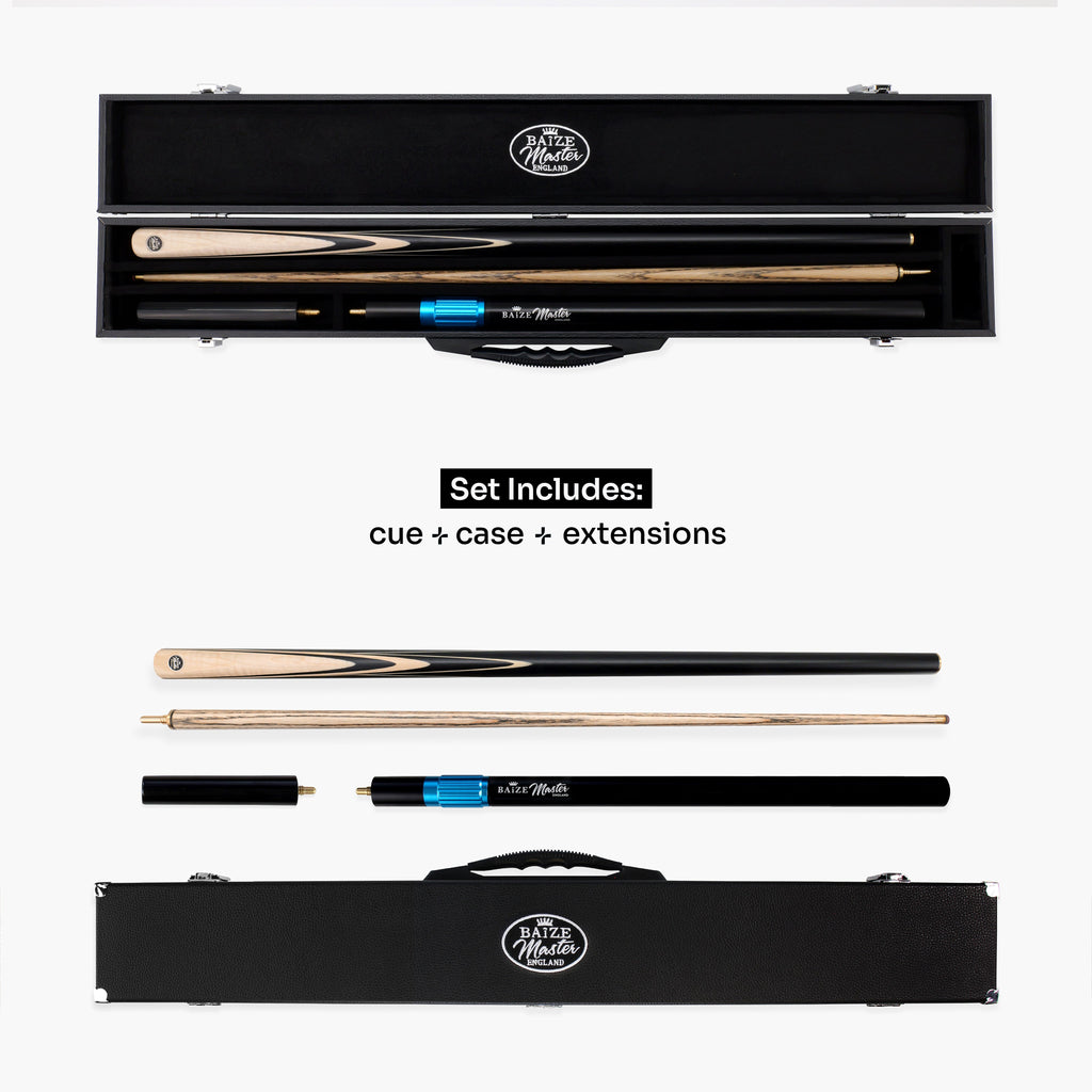 Baize Master Blackline Elite cue and case set Cue + Case
