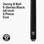 Jonny 8 Ball Metallic E-Series 48-inch junior cue and soft case Cue + Case