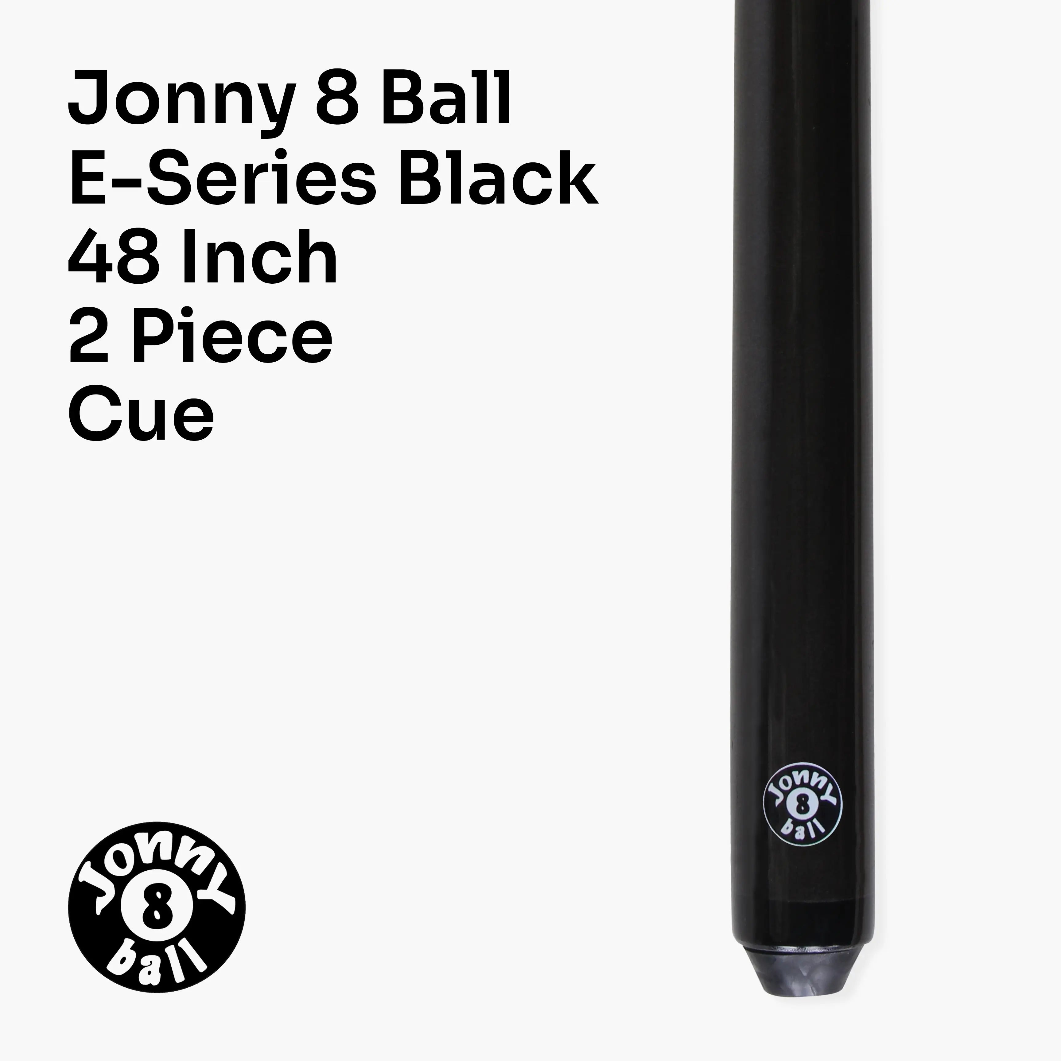 Jonny 8 Ball Metallic E-Series 48-inch junior cue and soft case Cue + Case