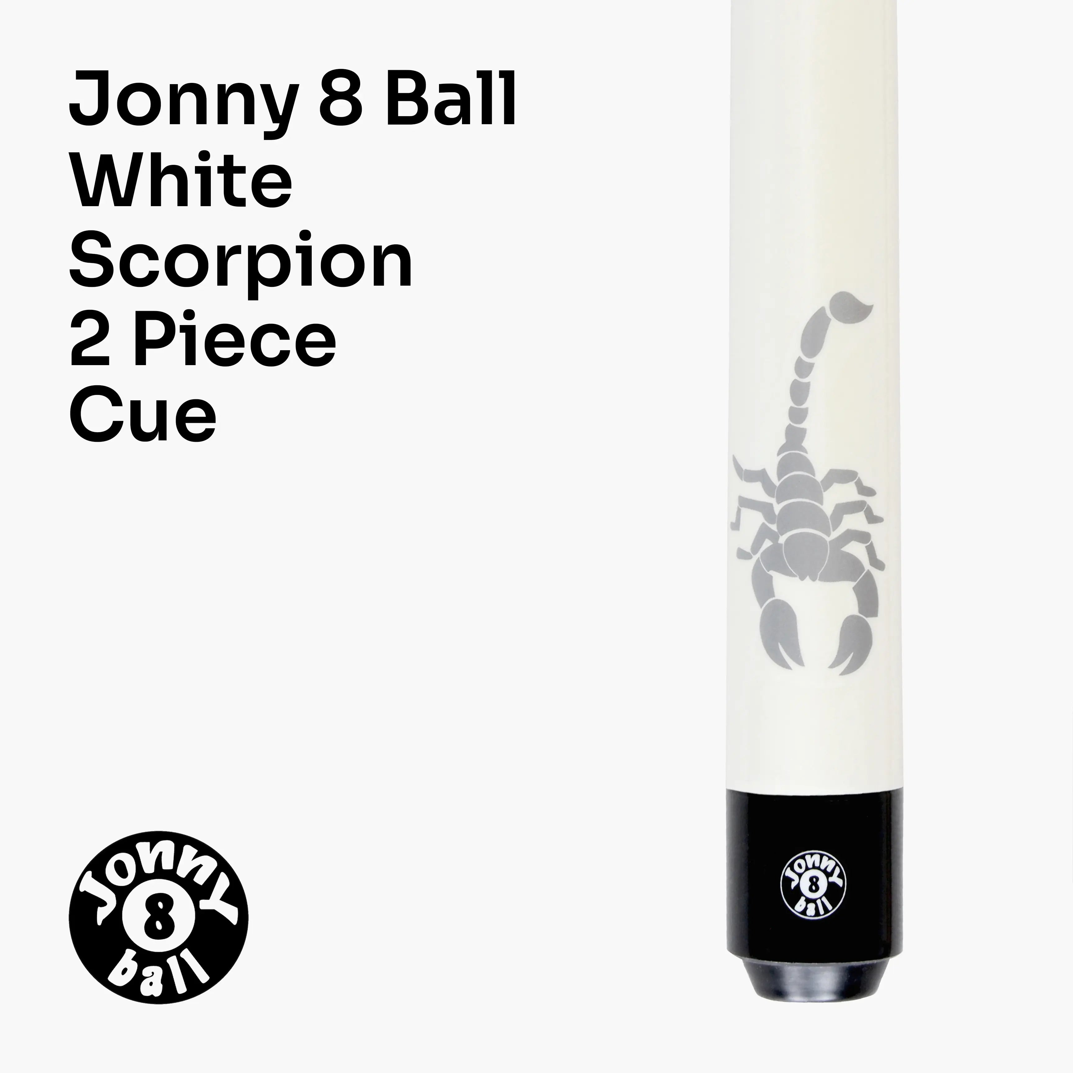Jonny 8 Ball Scorpion 57-inch cue and hard case Cue + Case