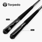Jonny 8 Ball Black Torpedo 48-inch junior cue and case set Cue + Case