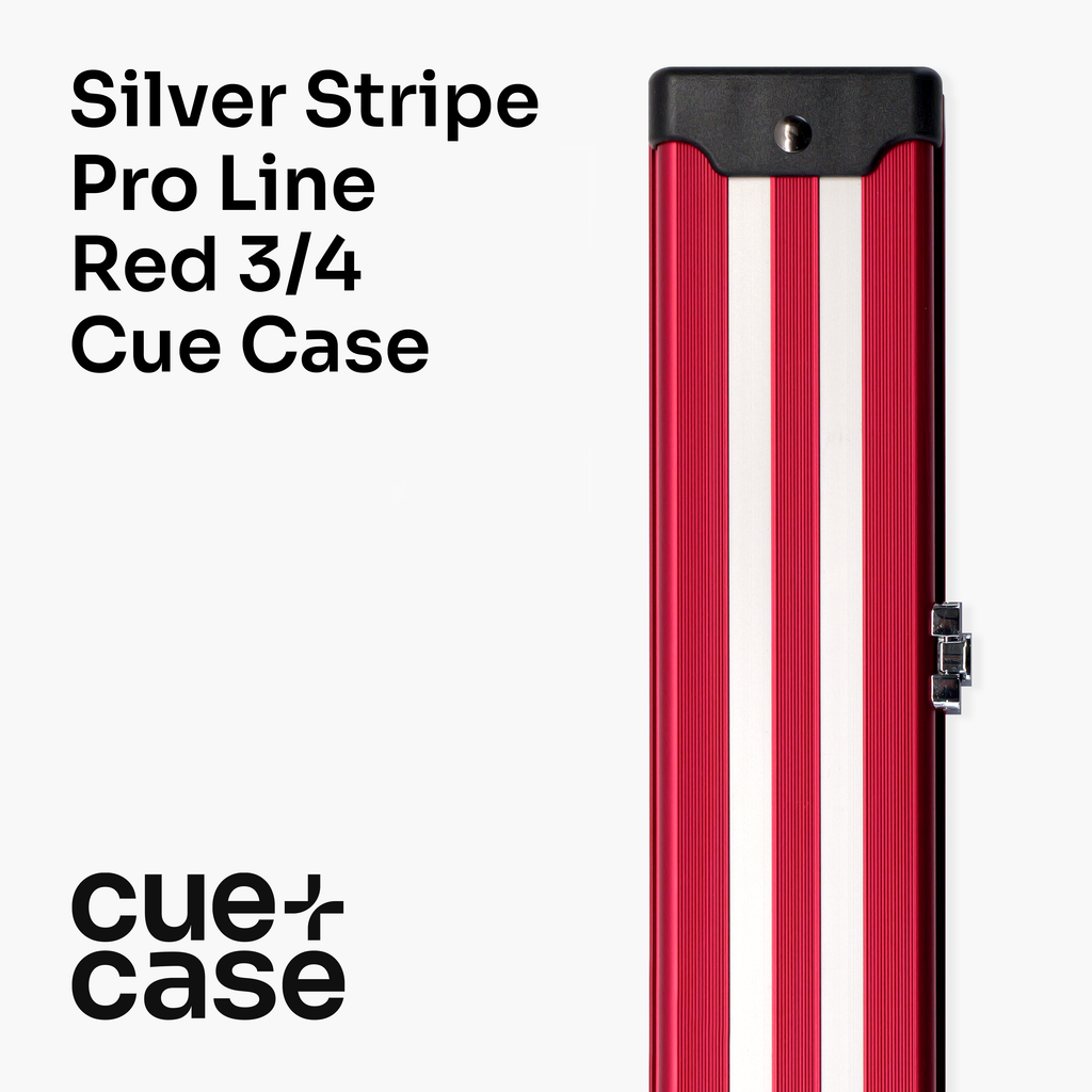 Silver Stripe Pro aluminium 3/4 cue case