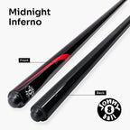 Jonny 8 Ball Inferno 2-piece graphite cue Cue + Case