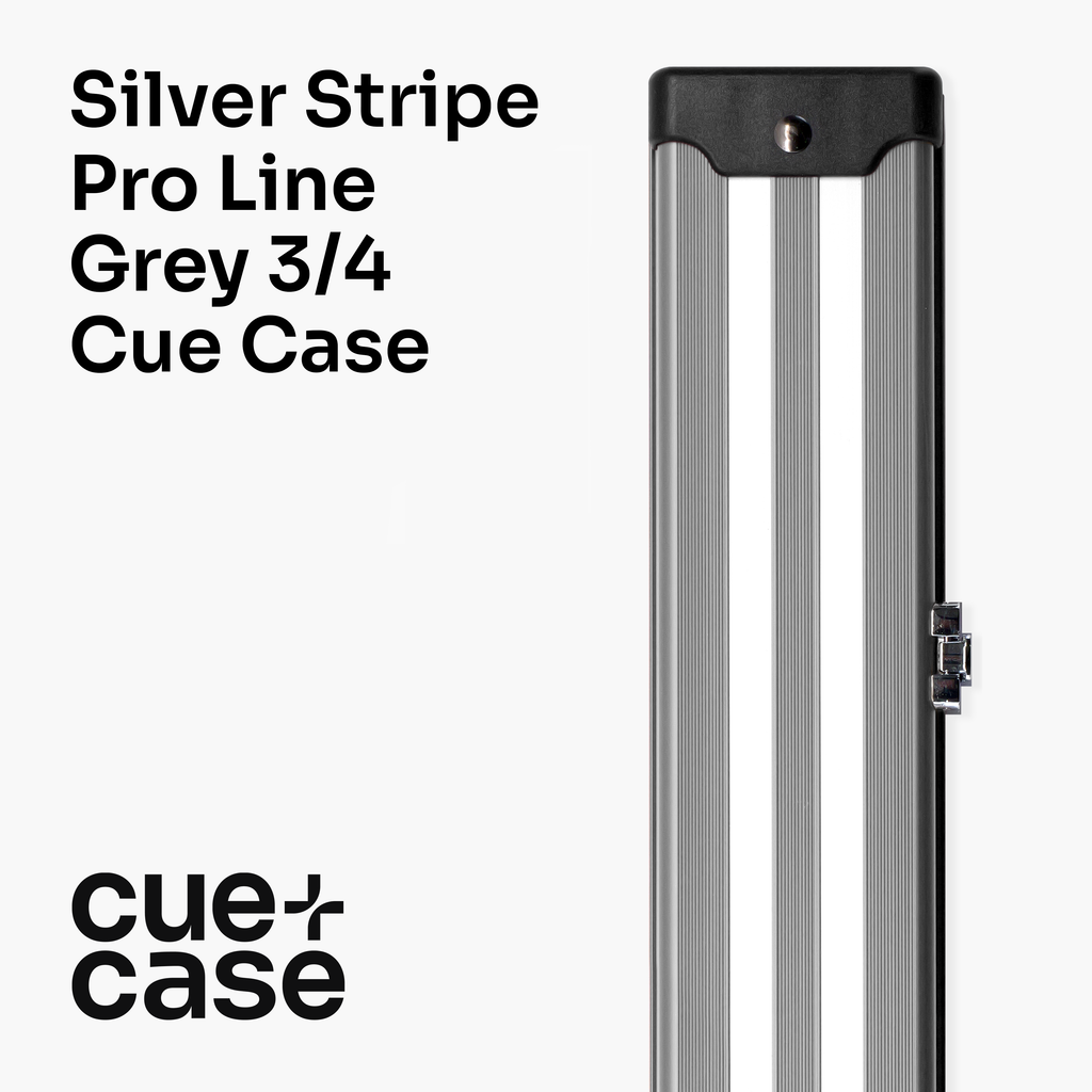 Silver Stripe Pro aluminium 3/4 cue case